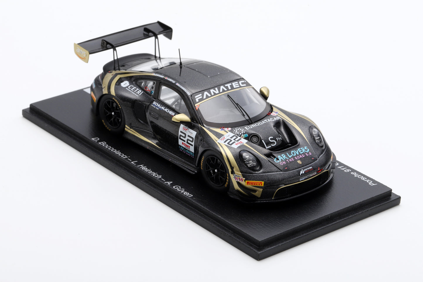 SPARK PORSCHE 911 992 GT3 R 1/43 - DORIAN BOCCOLACCI - 2024